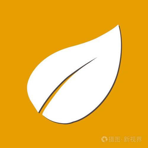 有機產品標志.平面設計風格